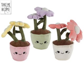 Obrázek z Rostliny v květináči barevné plyš 43cm 3dr (3/12) 